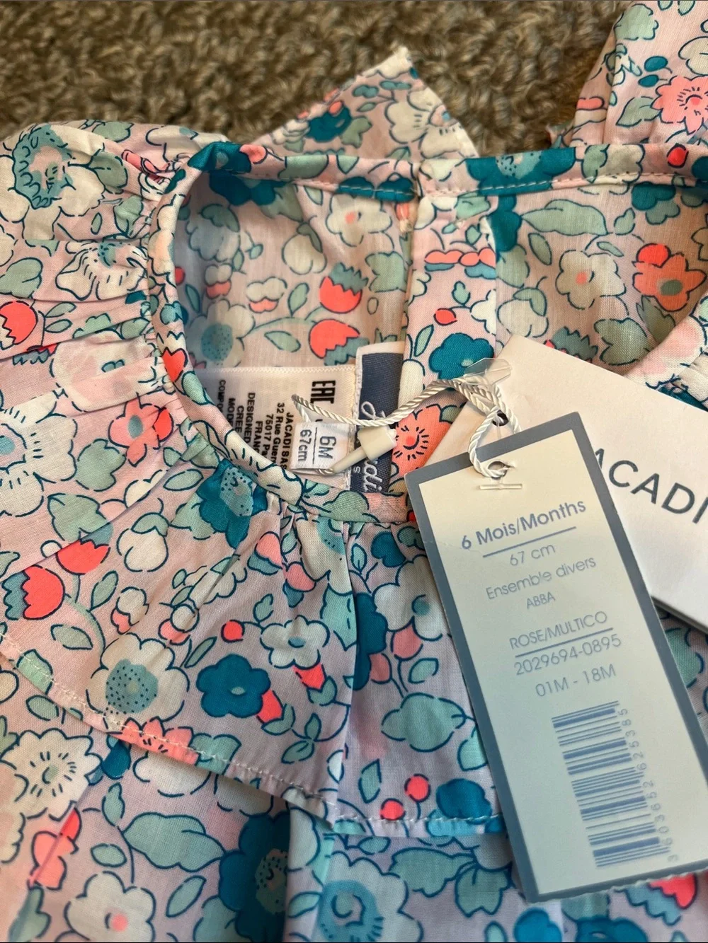 JACADI liberty matching set NEW